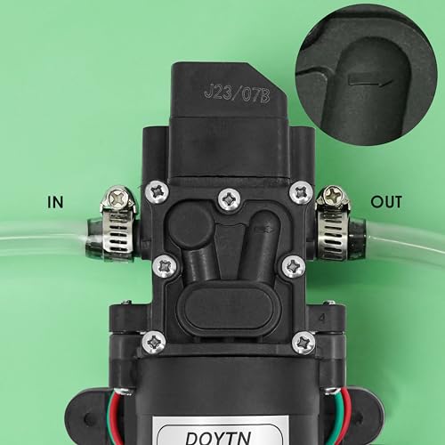 Doytn 12V Diaphragm Water Pump - 1.2 GPM, 80 PSI, Self-Priming, Variant 1
