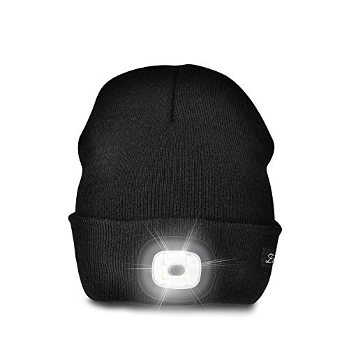 Etsfmoa Unisex Beanie with The Light, Gifts for Men Dad Father Winter