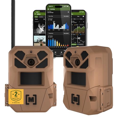 40MP Cellular Trail Camera 2-Pack | HD Photos & Video, GPS