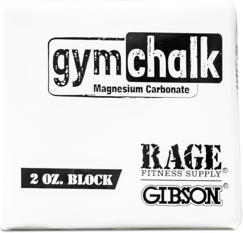 Gym Chalk Block 2oz - Pure Magnesium Carbonate for Weightlifting & Climbing