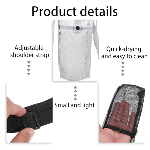 Portable Water Bottle Holder with Adjustable Strap - 2 Pack