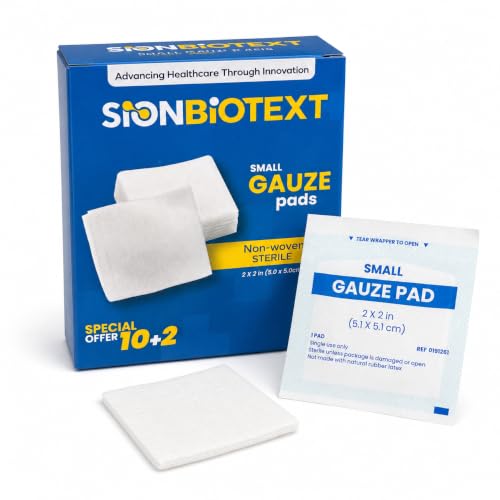 Sterile Gauze Pads - 36 Count, Individual Wrapping, 2x2 Inch