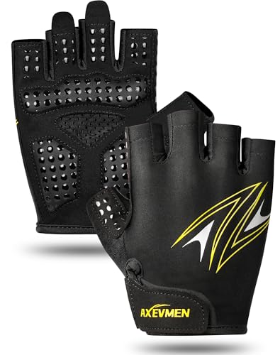 Padded Cycling Gloves for Men and Women - Anti-Slip Breathable - Medium