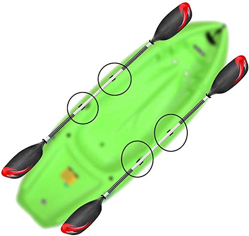 Universal Kayak Paddle Clips - 4 Pack Nylon Fishing Rod Holder