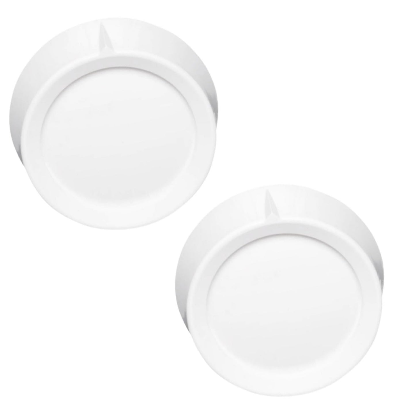 Auaurly 5 PCS RK-WH Rotary Dimmer Knob Replacement for Rotary Dimmer Switch,Fan Control,White