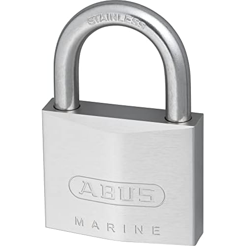 ABUS 75IB/50 KD Marine Grade Chrome Plated Brass Padlock, Stainless Steel Shackle, Keyed Different