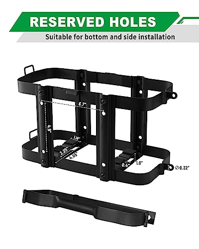 5 Gallon Water Container Holder Mount - Lockable Fuel Can Mount Holder