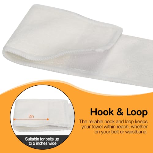 Football Towel with Hook and Loop Closure - Quick-Dry Microfiber