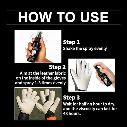 Goalie Glove Spray for Enhanced Grip and Stickiness