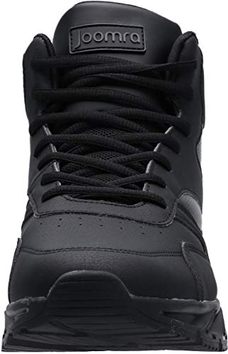 Joomra Men's High Top Athletic Sneakers - Black, Size 11/2 All Black
