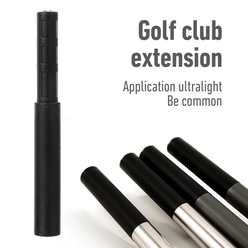 4 Pcs Golf Club Shaft Extensions for Iron and Wood - Black