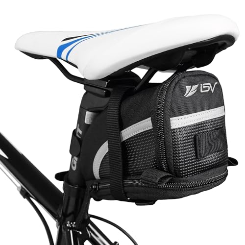 Large Strap-On Bike Bag with Reflective Material - Safety Pouch