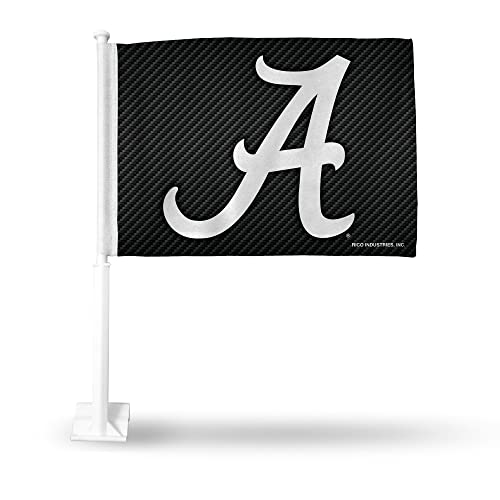 Alabama Crimson Tide Double Sided Car Flag - 16" x 19"
