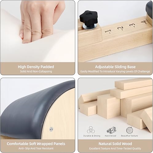 Pilates Ladder Barrel - Premium Wood Strength Training Equipment