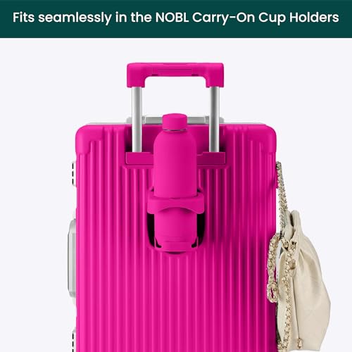 NOBL Vacuum Insulated Stainless Steel Water Bottle - Hot Pink, Leakproof, 17oz