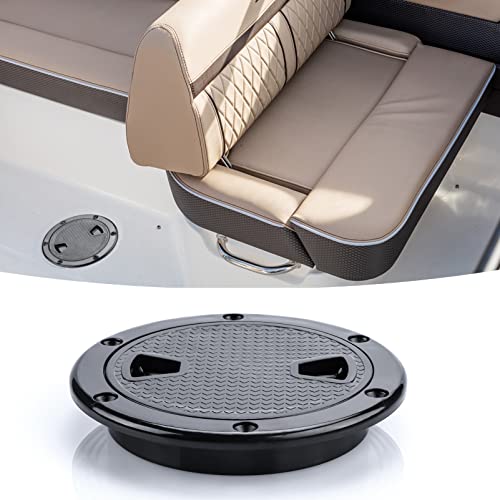 4-Inch Round Non-Slip Boat Hatch with Detachable Cover