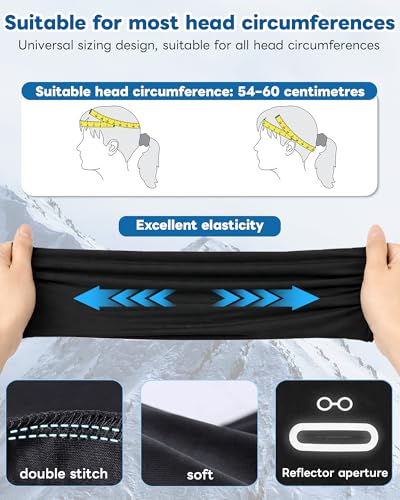 Ice Silk Cooling Balaclava Face Mask for Cycling & Motorcycling - Black