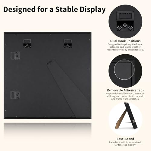 Black 2 Pack Magnetic Front-Opening Jersey Display Case 13.2x13.2"