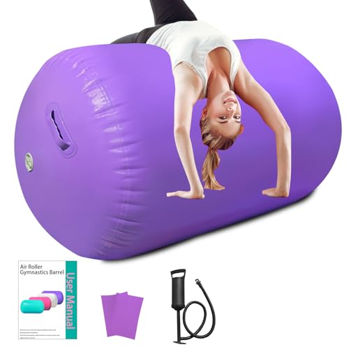 Inflatable Gymnastics Barrel for Back Handspring & Backbend Training - Safety Practice Equipment for Girls