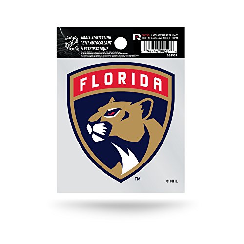 Florida Panthers Small Static Cling Decal for Vehicle Windows