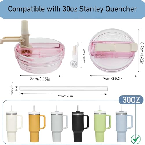 30 oz Leak-Proof Flip Straw Pro Lid Replacement - Rose Quartz