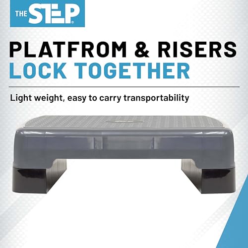 Mini Step Aerobic Platform for Home Workout - Adjustable Height
