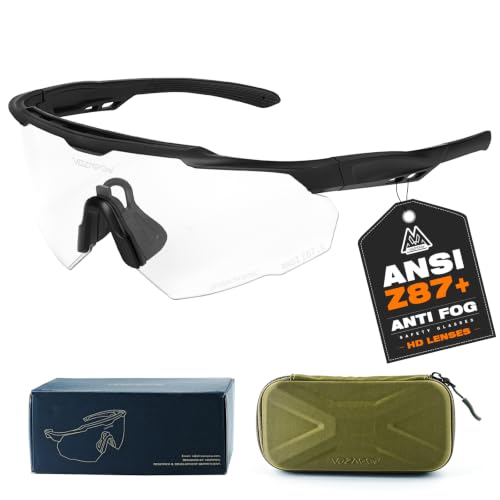 Tactical Shooting Glasses ANSI Z87+ UV400 | Anti-Fog, Scratch-Resistant Eye Protection