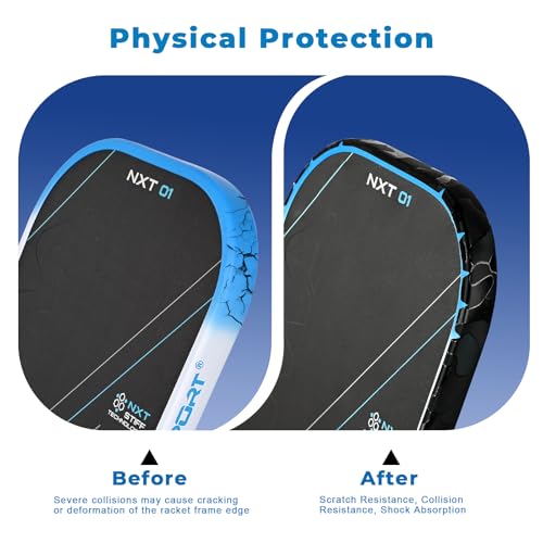 PICKLETECH Pickleball Paddle Protection Tape - Head Edge Guard Racket
