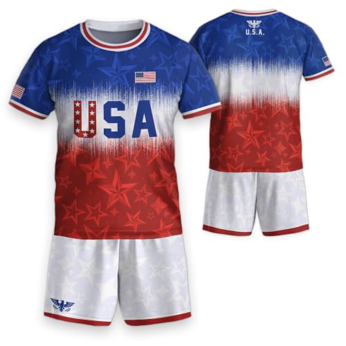Noryzen Active Kids Soccer Jersey Set Small Ds03 - Boys Girls Team Uniforms