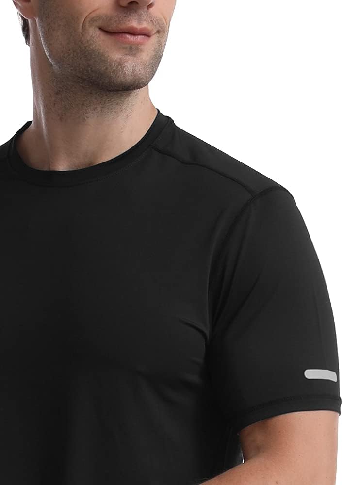 Zengjo Athletic Shirts for Men - Quick-Dry Short Sleeve Workout Tee | Moisture-Wicking Gym Wear