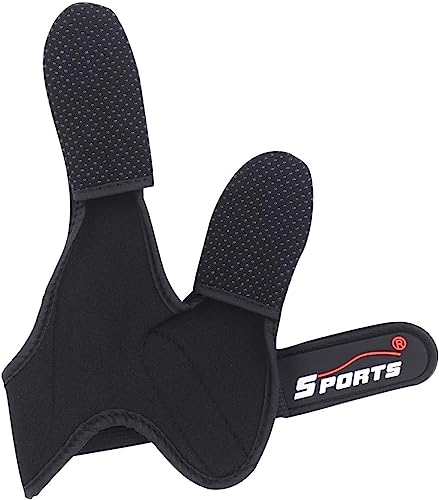 Fishing Gloves - Professional Thumb & Index Finger Glove - Black