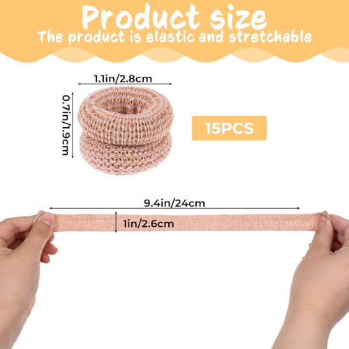 Breathable Finger Cots - 15 Pack Elastic Fabric Finger Sleeves for Protection