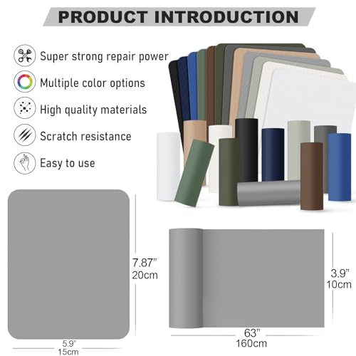 OAZ 8 Pieces 7.87 x 5.9 inch Nylon Repair Patches Fabric Patch
