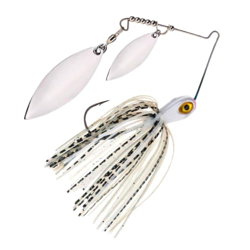 Reaction Tackle Tennessee Shad Spinner Bait 1/2 Oz - Compact Vibration Lure for Bass Trout Pike Salmon Walleye (3-Pack)