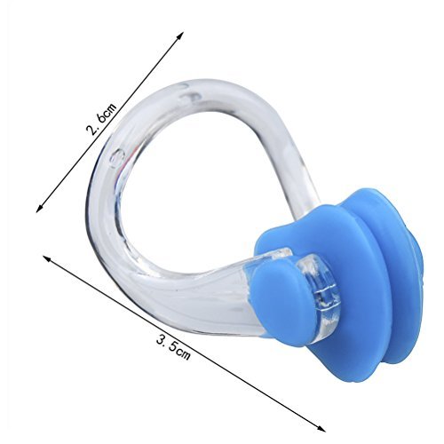 8-Piece Silicone Swimming Nose Clip Set - Waterproof Nose Protector