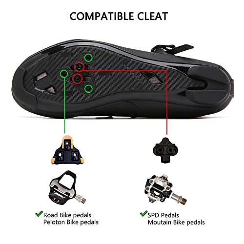 Indoor Cycling Shoes for Men & Women - Silver, Sizes 10.5 & 13