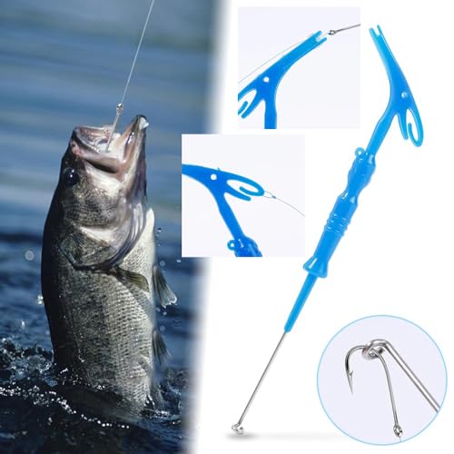 6-Pack 3-in-1 Fish Hook Remover and Fishing Knot Tying Tool Kit