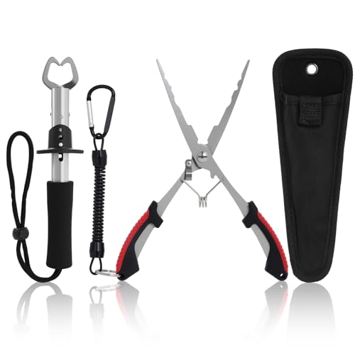 Complete Fishing Tool Set - Fish Lip Gripper & Multi-Function Pliers