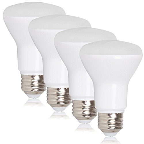 Maxxima 4 Pack BR20 LED Bulbs Dimmable 7W Warm White 3000K, 600 Lumens