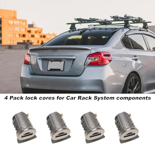 4 Pack Lock Cores for Yakima Roof Rack Security System