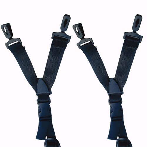 6 Pcs Adjustable Hard Hat Chin Strap for Construction Helmet - Black
