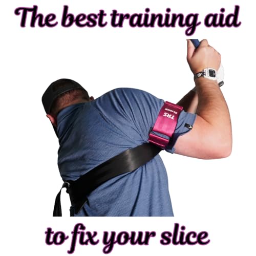 Golf Swing Training Aid - TRS Slider for Consistent Swing Path