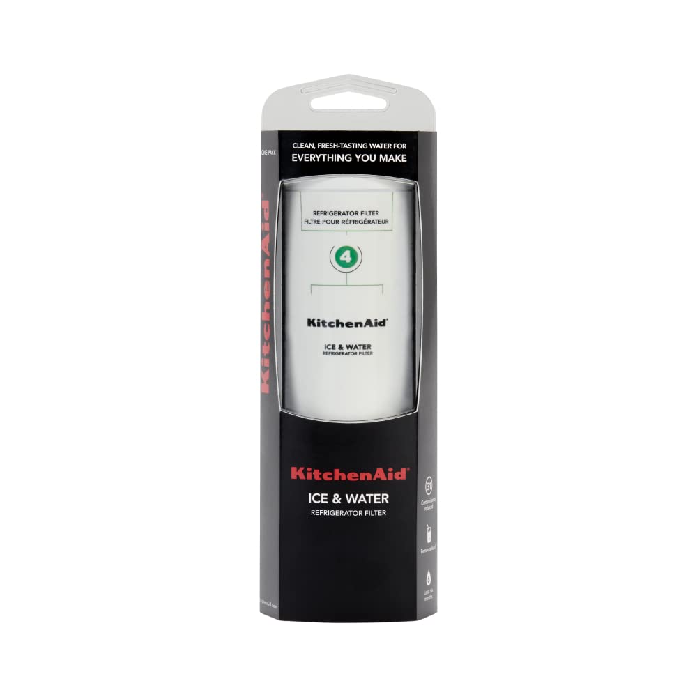 KitchenAid® Refrigerator Ice and Water Filter 4 - KAD4RXD1, Single-Pack, Green