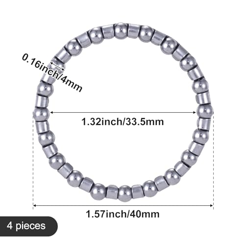 Bicycle Crank Ball Bearings - 4pcs 4/25 in x 20 Balls