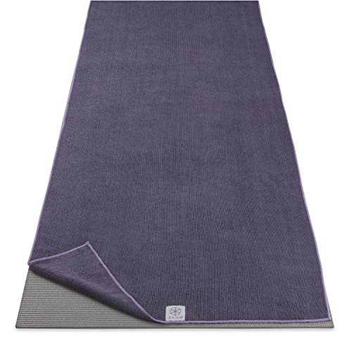 Non-Slip Microfiber Yoga Mat Towel - Heron Lilac, 68"x24"
