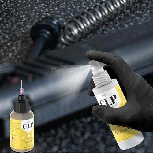 Gun Cleaning Kit, CLP Oil and Cleaner Lubricant, 4oz & 1oz Needle