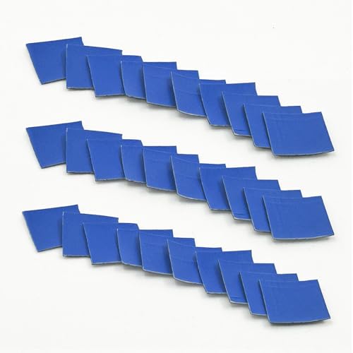 30 Pcs Pre-Cut Black Rubber Repair Patches - 25x25mm for Bikes