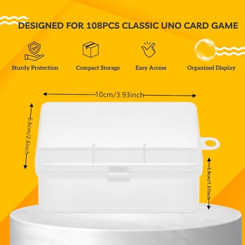 Card Case Holder for Classic UNO & Poker Cards - 2pcs
