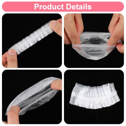 400 Pcs Waterproof Shower Ear Covers - Disposable Ear Protectors for Bathing
