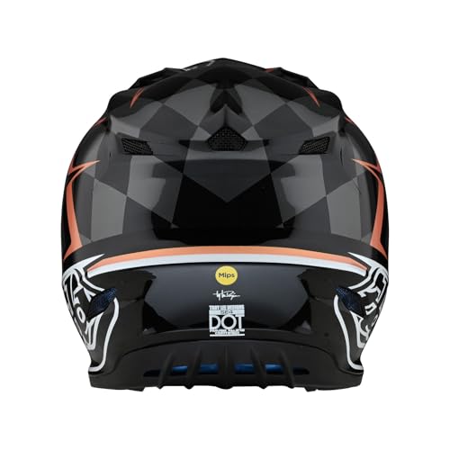 Full Face Motocross Helmet with MIPS - Warped Black/Copper, Large